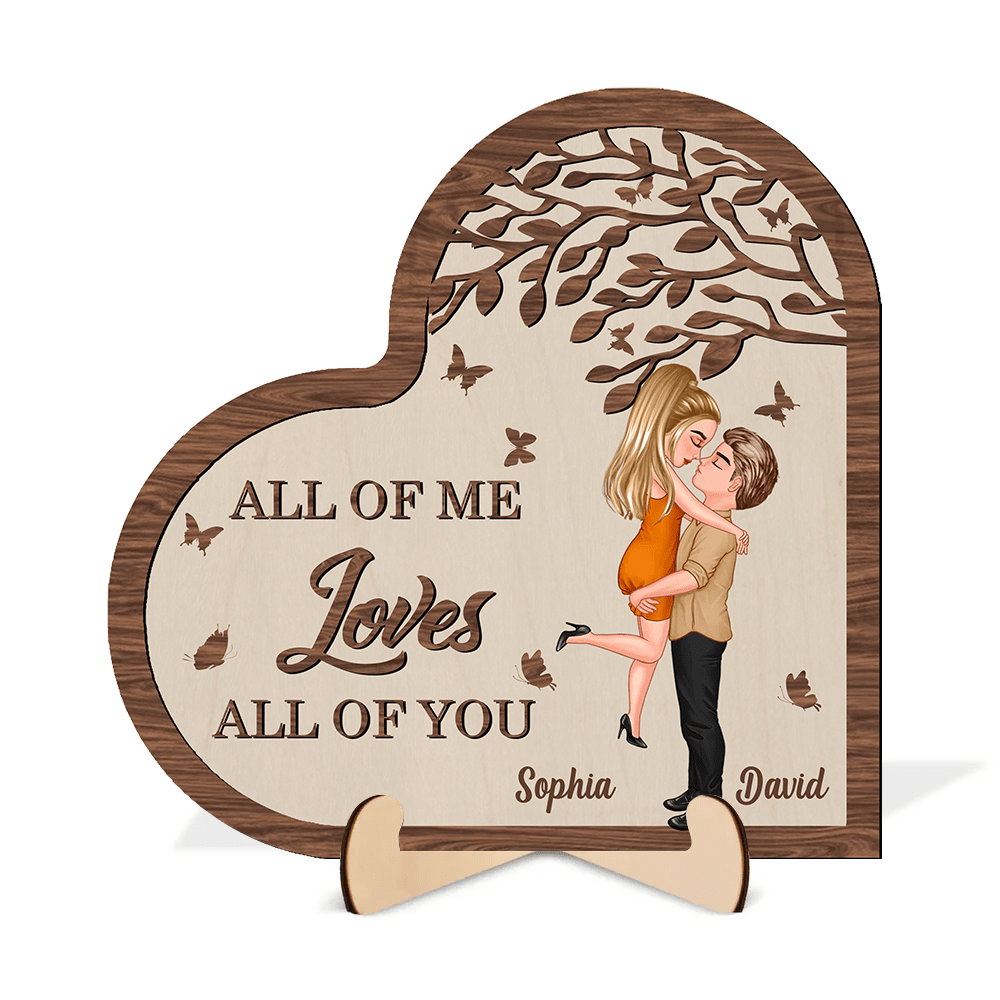 You & Me We Got This Romantic Hugging Couple Personalized 2 Layers Wooden Plaque Perfect Valentine's Day Gift HTN22DEC23KL1 Wood Plaque HumanCustom - Unique Personalized Gifts Made Just for You 