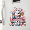 Grandma Bunny With Easter Egg Grandkids Personalized Sticker Decal HTN22FEB24KL2