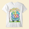 Easter Bunny Truck Grandma's Peeps Personalized White T-shirt and Hoodie HTN22JAN24KL1