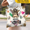 Messy Bun Nurse, CNA, CMA, Doctor - Nurse Life Scrubs Nurse Day Personalized Tote bag HTN22JUN23CT3