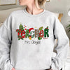 Christmas Vibe Teacher Personalized Sweatshirt Awesome Gift for Teachers Educators HTN22NOV23NA2 2d sweatshirt HumanCustom - Unique Personalized Gifts Made Just for You Sweatshirt White S