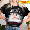 Upload Photo Memorial A big piece of my heart lives in Heaven Personalized 3D T-shirt HTN25APR24CT3