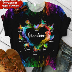 In Loving Memory Heart Feather Butterfly Memorial Custom Gift T-shirt -  HumanCustom - Unique Personalized Gifts Made Just for You