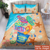 Nana's Beach Buddies Summer Flip Flop Personalized Bedding set Perfect Gift for Grandmas Moms Aunties HTN25MAY23CT1