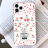 Happiness is being a grandma Heart Flower Vase Personalized Phone case HTN27FEB24KL1