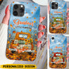 Grandma's Little Pumpkins Fall Season Truck Personalized Phone case HTN28AUG23VA5