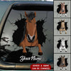 Personalized Peeking horse Decal Gift for horse lovers HTN29DEC22VA2 Decal Humancustom - Unique Personalized Gifts 6x6 inch
