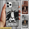 Personalized Crack Horse Metal Phone case Gift for Horse Lovers HTN29DEC22VA3 Silicone Phone Case Humancustom - Unique Personalized Gifts Iphone iPhone 14