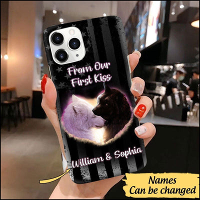 Personalized From Our First Kiss Wolf Phone Case HTT19JUN21XT3 Phonecase FUEL