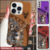 Deer hunting Leather Pattern Personalized Phone case KNV01OCT21XT1 Silicone Phone Case FantasyCustom
