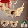 God said, " I will send them without wings so no one suspects the are angels" Dog Memory Personalized Acrylic Keychain KNV07JUN22DD1 Acrylic Keychain Humancustom - Unique Personalized Gifts