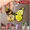 God said, " I will send them without wings so no one suspects the are angels" Dog Memory Personalized Acrylic Keychain KNV07JUN22DD2 Acrylic Keychain Humancustom - Unique Personalized Gifts