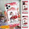My Heart is Wherever You Are Gnome Couple Red Truck Love Custom Phone Case Phonecase FUEL Iphone iPhone 12