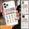 Grandma To These Little Dinosaurus Personalized Phone Case KNV14SEP21TT1 Silicone Phone Case Humancustom - Unique Personalized Gifts