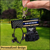 Blue Lives Matter Police Personalized Acrylic Keychain KNV24DEC21XT2 Acrylic Keychain Humancustom - Unique Personalized Gifts