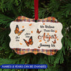 We believe there are angels among us Memorial Personalized Christmas Aluminum Ornament MDF Benelux Ornament Humancustom - Unique Personalized Gifts