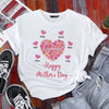Sweet Pinky Flower Mom Grandma heart Kids, Happy Mother's Day Personalized Shirt LPL01APR23TP3 White T-shirt and Hoodie Humancustom - Unique Personalized Gifts