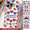 3D Inflated Effect 4th July Grandma Mom's Sweetheart Kids Personalized Phone Case LPL01JUN24NY1