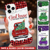 Christmas Couple Truck, God Knew My Heart Needed You Personalized Phone Case LPL01NOV22TP7 Silicone Phone Case Humancustom - Unique Personalized Gifts Iphone iPhone 14