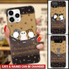 Customized The road to my heart is paved with PAWPRINTS CAT Phonecase LPL01SEP21TP1 Phonecase FUEL