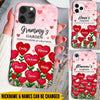 Auntie Mom Grandma's Garden Planting Seeds Of Greatness, Loads Of Sweet Heart Kids Personalized Phone Case LPL03FEB23KL1 Silicone Phone Case Humancustom - Unique Personalized Gifts Iphone iPhone 14
