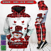 Christmas Snowman Nana Mom Sweet Heart Kids Personalized Combo Hoodie And Legging LPL03NOV22TP1 Combo Hoodie and Legging Humancustom - Unique Personalized Gifts Combo XS S