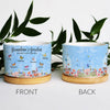 Grandma Mom's Garden With Butterfly Kids, Where Love Grows Personalized Ceramic Plant Pot LPL04APR23KL1 Ceramic Plant Pot Humancustom - Unique Personalized Gifts