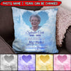 Memorial Upload Photo, A Big Piece Of My Heart Lives In Heaven Personalized Pillow LPL05JAN23TP5 Pillow Humancustom - Unique Personalized Gifts 12x12in