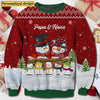 Christmas Snowman Nana Papa Dad Mom With Snowmies Kid Personalized 3D Sweater LPL06SEP23NY1