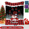 Christmas Night Snowman Nana Mom Sweet Heart Kids Personalized Blanket LPL08NOV22TP8 Fleece Blanket Humancustom - Unique Personalized Gifts Medium (50x60in)