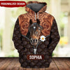 Love Horse Breeds Cattle Farm Leather Texture Personalized 3D Hoodie LPL11JAN23NY1 3D T-shirt Humancustom - Unique Personalized Gifts Hoodie S