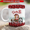 Pretty Dog Mom With Puppy Pet Dogs Personalized Mug LPL12DEC22TP4 White Mug Edge Humancustom - Unique Personalized Gifts White 11 oz