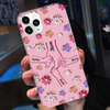 Pinky Flower Nana Auntie Mom Kids Holding Hands Personalized 3D Inflated Effect Phone Case LPL14JUN24KL2