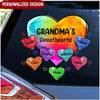 Colorful Heart Grandma Auntie Mom Sweet Heart Kids Personalized Decal LPL16JAN23NY2 Decal Humancustom - Unique Personalized Gifts 6x6 inch
