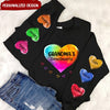 Colorful Heart Grandma Auntie Mom Sweet Heart Kids Personalized 3D Sweater LPL17JAN23NY3 3D Sweater Humancustom - Unique Personalized Gifts S Sweater