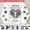 Just A Girl Who Loves Cow Breeds Cattle Farm Personalized 3D Sweater LPL18JAN23TP2 3D Sweater Humancustom - Unique Personalized Gifts S Sweater