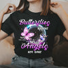 Memorial Butterflies Appear When Angels Are Near Personalized Shirt LPL19APR24VA1