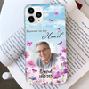 Memorial Upload Photo Wildflower Butterfly, I Am Always With You Personalized Phone Case LPL21MAR24KL1