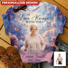 Memorial Insert Photo Heaven Butterfly, I Am Always With You Personalized 3D T-shirt LPL24APR24TP1