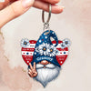 4th of July Gnome Grandma Mom Little Kids Personalized Keychain LPL24APR24VA1