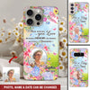 Memorial Insert Photo Floral Garden Butterflies, When Someone You Love Become A Memory, The Memory Becomes A Treasure Personalized Phone Case LPL26APR24NY3