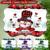 Christmas Snowman Nana Mom Sweet Heart Kids Personalized Ornament LPL26OCT22TP4 MDF Ornament Humancustom - Unique Personalized Gifts Pack 1