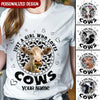 Just A Girl Who Loves Cow Breeds Personalized T-shirt & Hoodie LPL27DEC22NY1 White T-shirt and Hoodie Humancustom - Unique Personalized Gifts Classic Tee White S