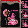 Unique Pink Leopard Gnome Grandma Mom Butterfly Kids Personalized T-shirt & Hoodie LPL27JAN23TP1 Black T-shirt and Hoodie Humancustom - Unique Personalized Gifts Classic Tee Black S