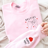 Embroidered Besties Sisters Friends Forever Pinky Promise Personalized Sweatshirt LPL27NOV23KL1