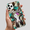 Cowhide Leopard Turquoise Glitter Love Cows Cattle Farm Highland Holstein Cow Personalized Phone Case LPL28MAR23TP7 Silicone Phone Case Humancustom - Unique Personalized Gifts