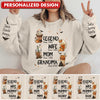 Halloween Fall Season Latte Legend Wife Mom Kids Personalized Sweatshirt LPL29AUG23TP1