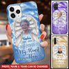 Memorial Upload Photo Wings, A Big Piece Of My Heart Lives In Heaven Personalized Phone Case LPL29DEC22TP1 Silicone Phone Case Humancustom - Unique Personalized Gifts Iphone iPhone 14
