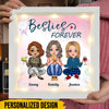Colorful Besties Forever Light Up Shadow Box Gift for Besties and Sisters HTN03DEC22KL1 Light Up Shadow Box Humancustom - Unique Personalized Gifts 10" x 10" Print Only White