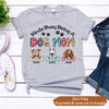 Kinda Busy Being A Dog Mom Personalized Dogs T-Shirt Nla-16Sh001 2D T-shirt Dreamship S White